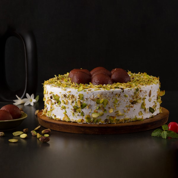 Yummy Gulab Jamun Cake