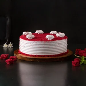 Frosting Red Velvet Cake